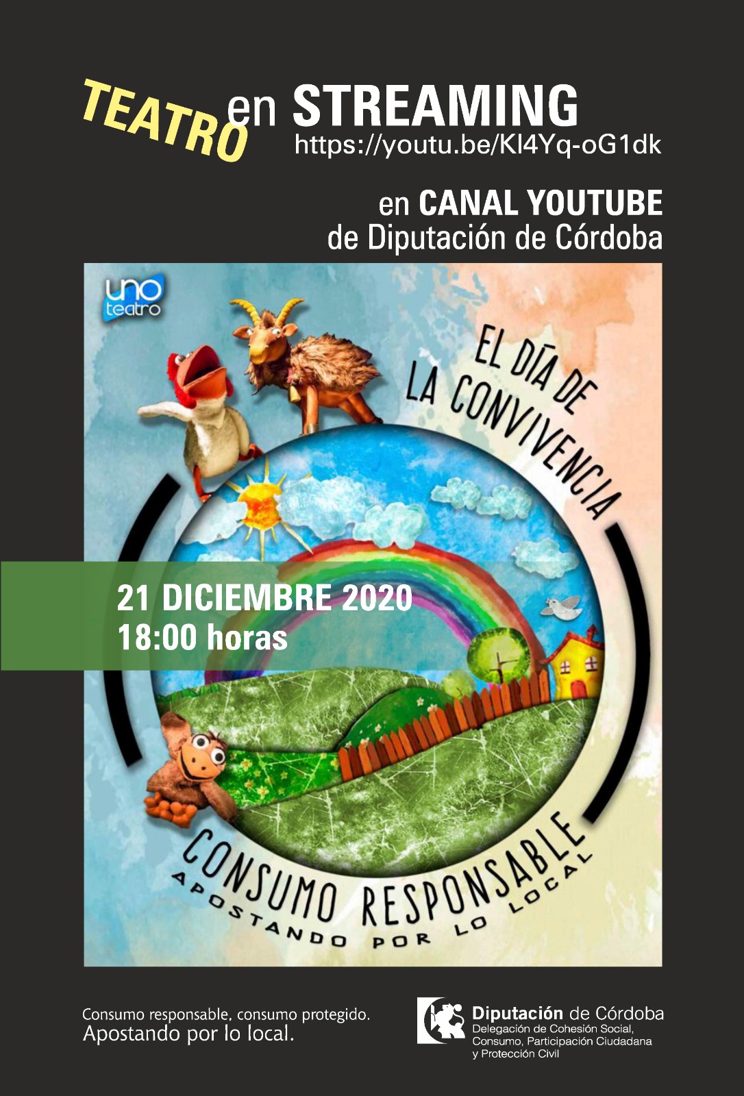 La Diputación lanza una campaña de concienciación sobre el consumo responsable y la apuesta por lo local.